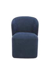Modern European furniture - Curved Back Rolling Dining Chair - www.oroa.com