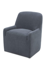 Modern European furniture - Upholstered Rolling Dining Chair - www.oroa.com