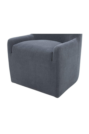 Upholstered Rolling Dining Chair | Novi Living Sandy | Oroa.com