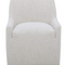 Modern European furniture - Upholstered Rolling Dining Chair - www.oroa.com