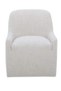 Modern European furniture - Upholstered Rolling Dining Chair - www.oroa.com