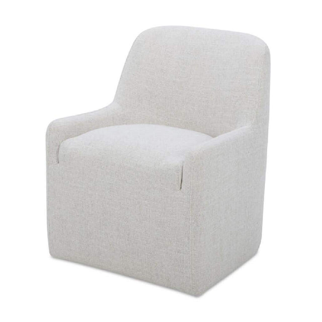 Modern European furniture - Upholstered Rolling Dining Chair - www.oroa.com