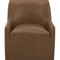Modern European furniture - Upholstered Rolling Dining Chair - www.oroa.com