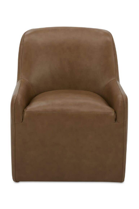 Modern European furniture - Upholstered Rolling Dining Chair - www.oroa.com