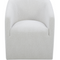 Modern European furniture - Upholstered Rolling Dining Chair - www.oroa.com