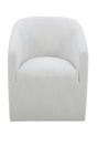 Modern European furniture - Upholstered Rolling Dining Chair - www.oroa.com