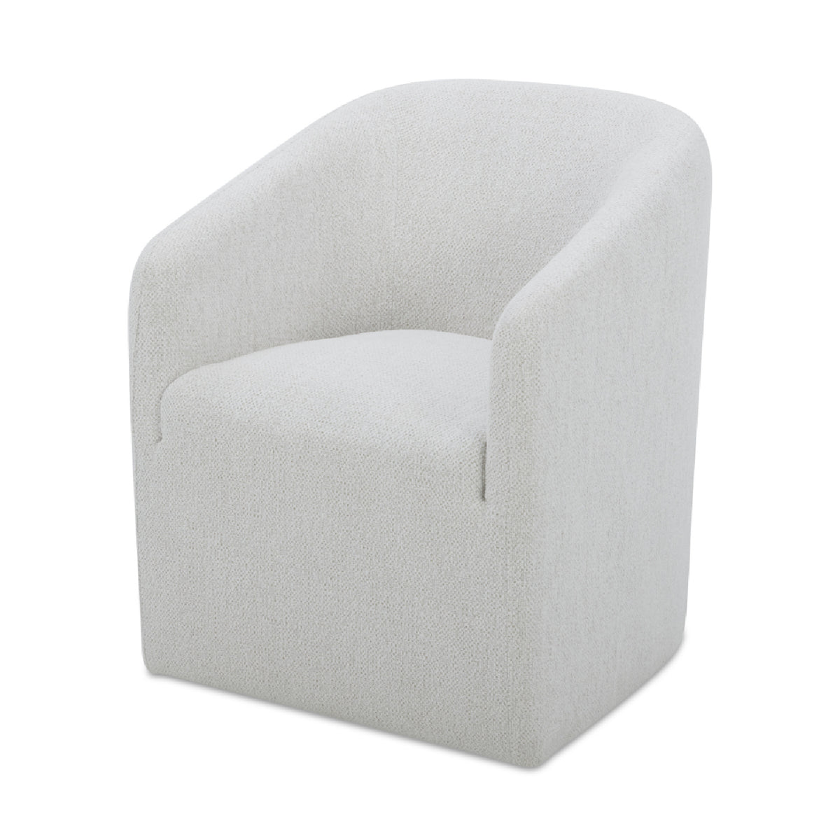 Modern European furniture - Upholstered Rolling Dining Chair - www.oroa.com