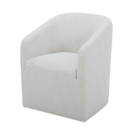 Modern European furniture - Upholstered Rolling Dining Chair - www.oroa.com