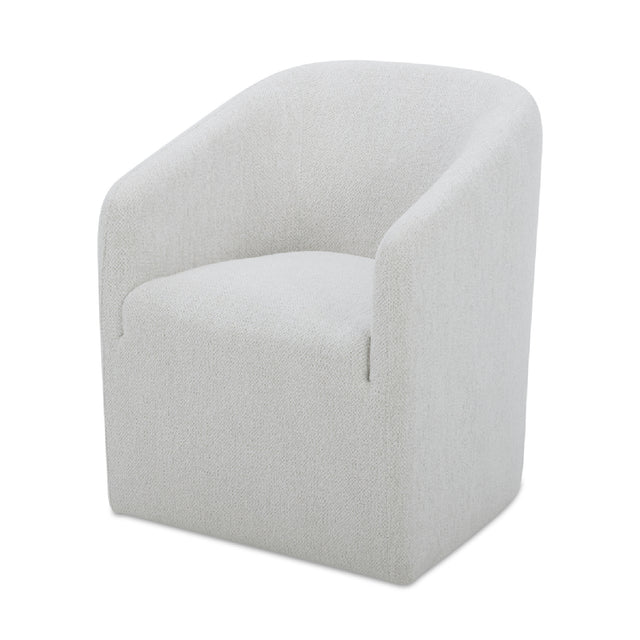 Modern European furniture - Upholstered Rolling Dining Chair - www.oroa.com