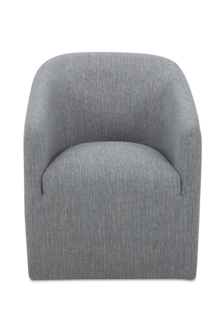 Modern European furniture - Upholstered Rolling Dining Chair - www.oroa.com