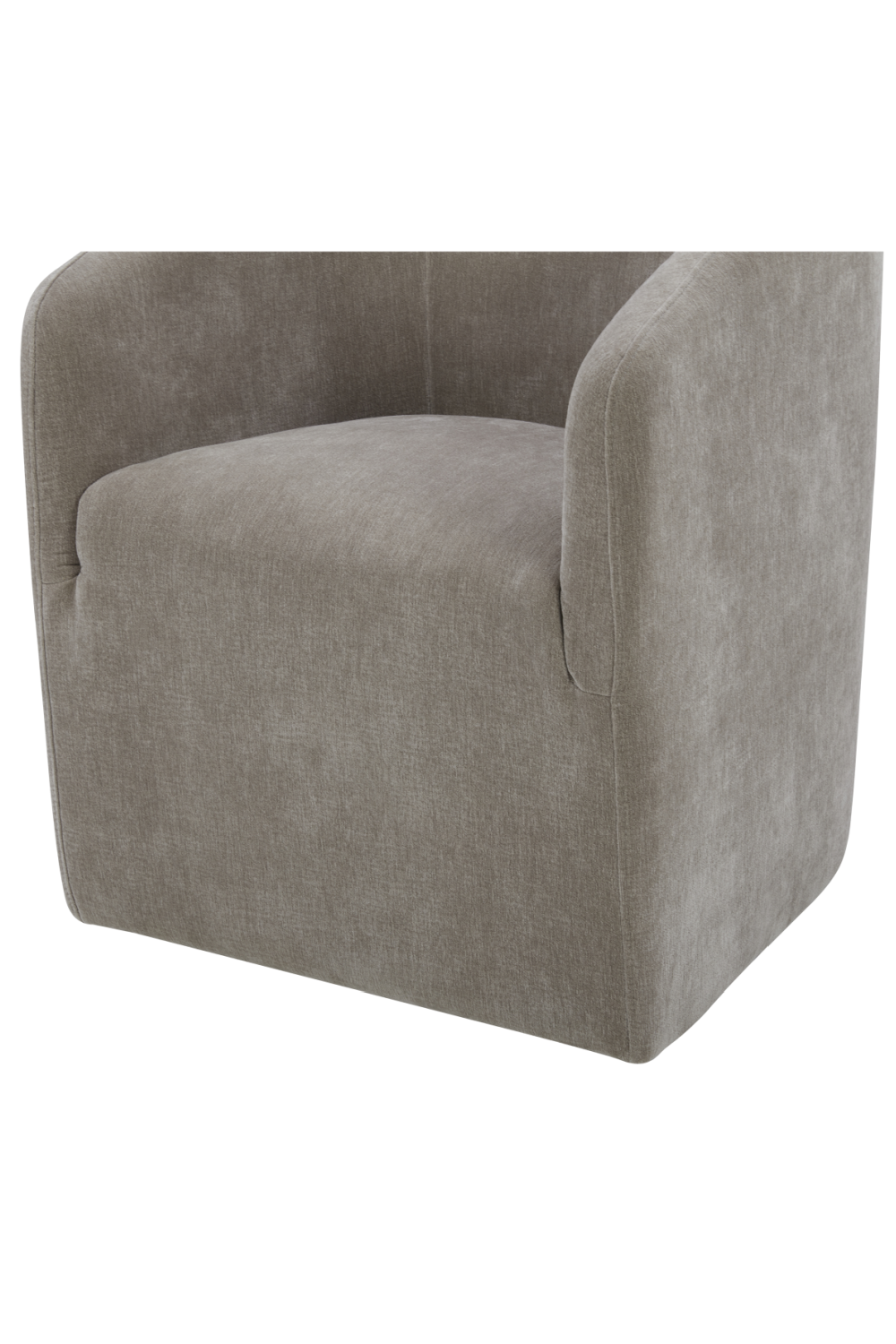 Upholstered Rolling Dining Chair | Novi Living Sandy | Oroa.com