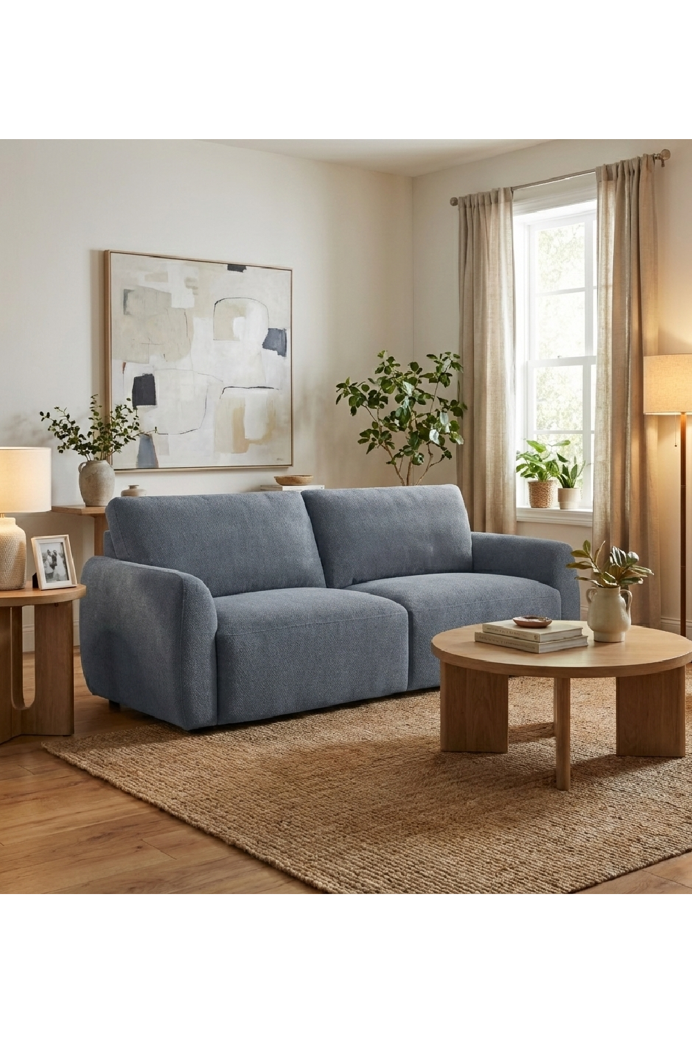 High-Back Minimalist Sofa | Novi Living Callie | Oroa.com