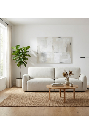 High-Back Minimalist Sofa | Novi Living Callie | Oroa.com