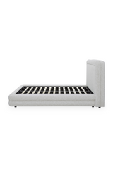 Modern European furniture - White Tufted Bed - www.oroa.com