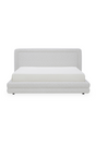 Modern European furniture - White Tufted Bed - www.oroa.com