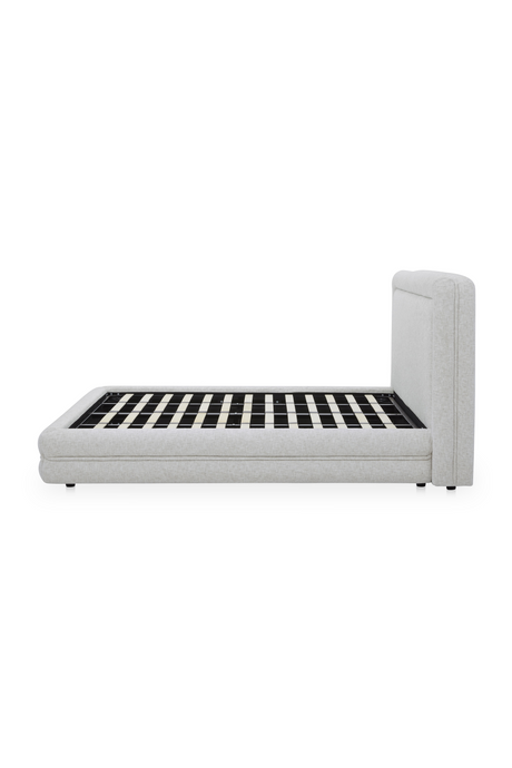 Modern European furniture - White Tufted Bed - www.oroa.com