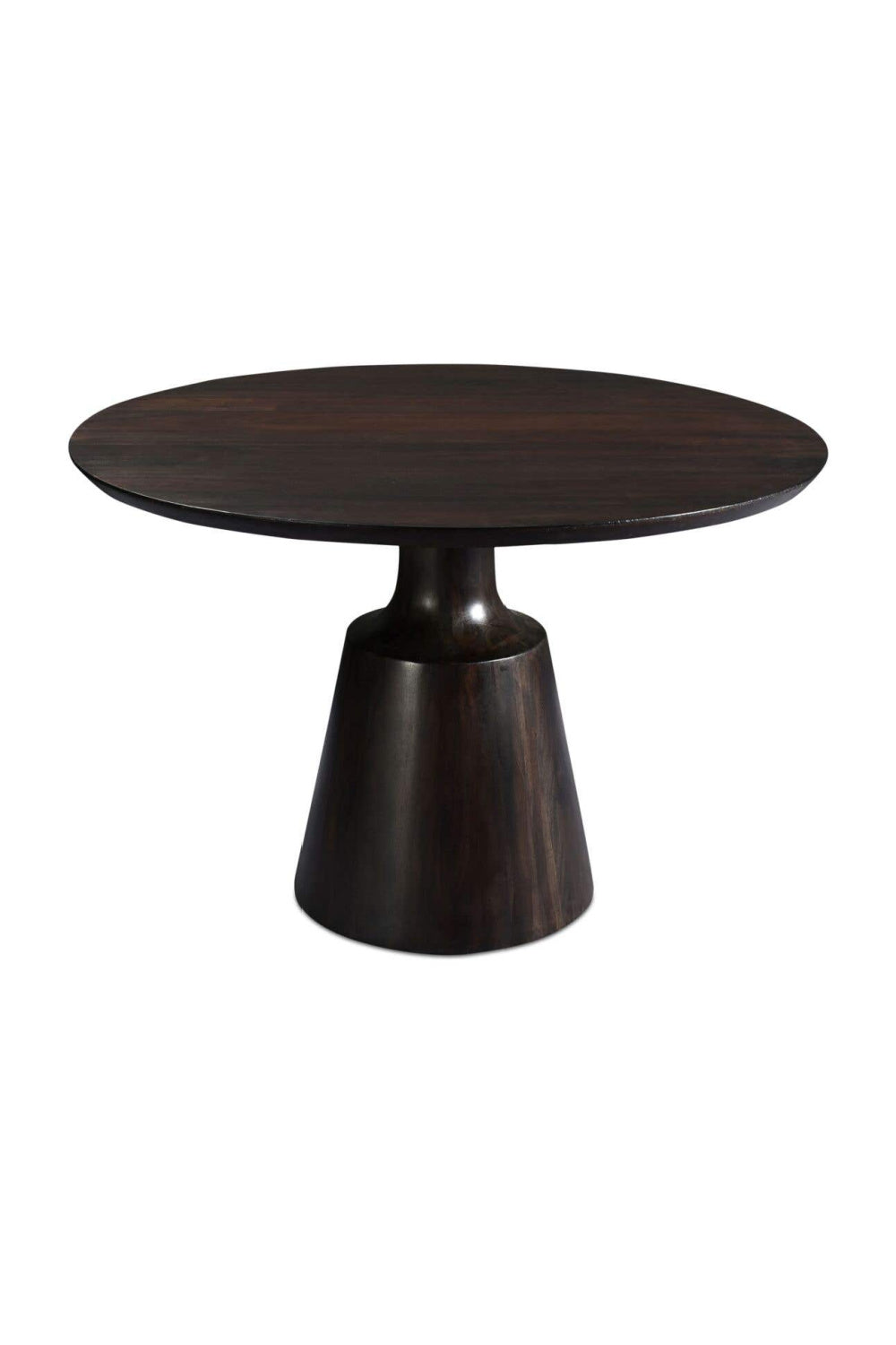 Brown Sheesham Round Dining Table | Novi Living Myron