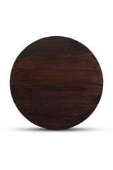 Modern European furniture - Brown Sheesham Round Dining Table - www.oroa.com