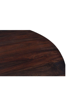 Brown Sheesham Round Dining Table | Novi Living Myron