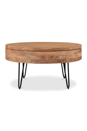 Modern European furniture - Acacia Wood Coffee Table - www.oroa.com
