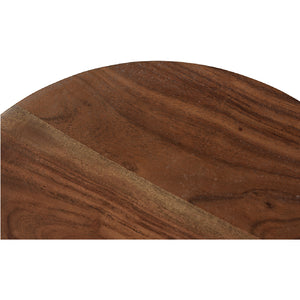 Round Wooden End Table | Novi Living Nels | Oroa.com
