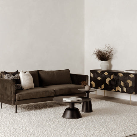 Modern European furniture - Wooden Round Coffee Table - www.oroa.com