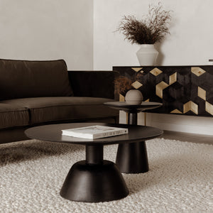 Modern European furniture - Wooden Round Coffee Table - www.oroa.com