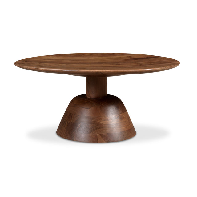 Modern European furniture - Wooden Round Coffee Table - www.oroa.com