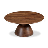 Modern European furniture - Wooden Round Coffee Table - www.oroa.com