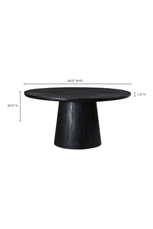 Black Mango Wood Dining Table | Novi Living Cember