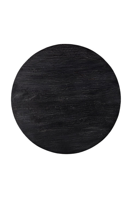 Modern European furniture - Black Mango Wood Dining Table - www.oroa.com