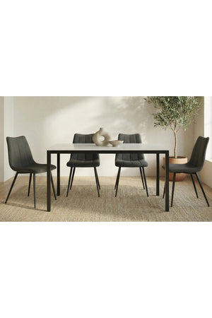 Modern European furniture - White Marble Dining Table S - www.oroa.com