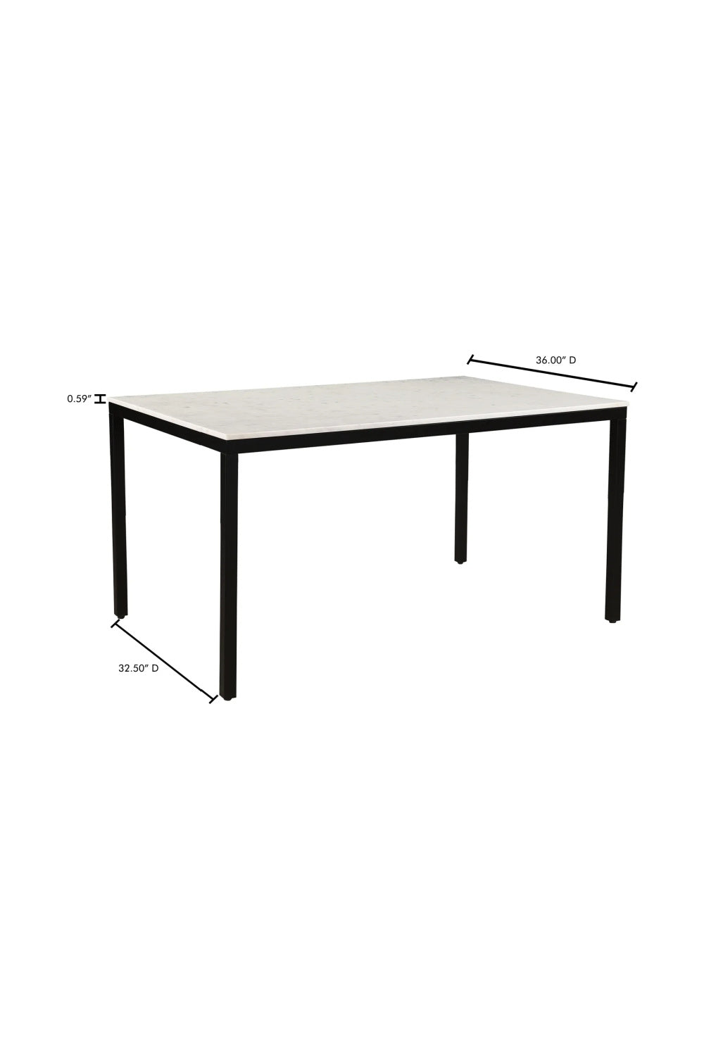 Modern European furniture - White Marble Dining Table S - www.oroa.com