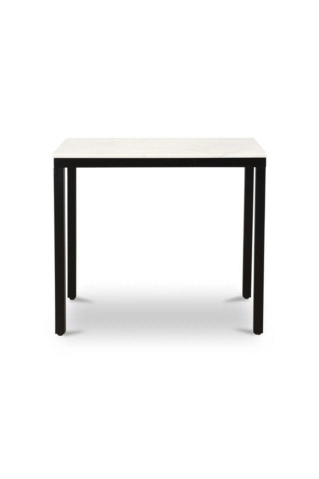 Modern European furniture - White Marble Mini Desk - www.oroa.com