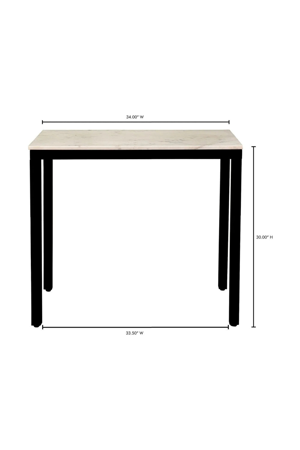 Modern European furniture - White Marble Mini Desk - www.oroa.com