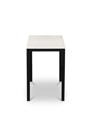 Modern European furniture - White Marble Mini Desk - www.oroa.com