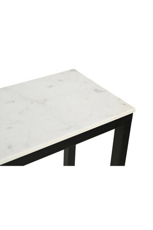 Modern European furniture - White Banswara Marble Console Table - www.oroa.com