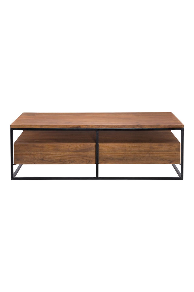 Modern European furniture - Acacia Wood Coffee Table - www.oroa.com