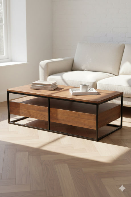 Acacia Wood Coffee Table | Novi Living Vancouver | Oroa.com