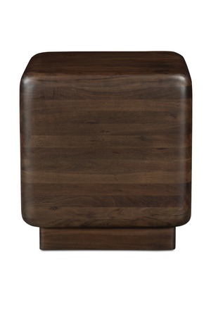 Brown Acacia Cube Side Table | Novi Living Eton | Oroa.com