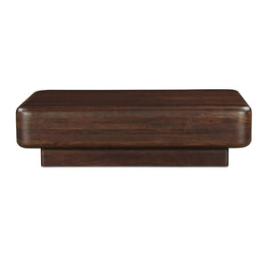 Modern European furniture - Brown Acacia Coffee Table - www.oroa.com