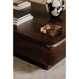 Modern European furniture - Brown Acacia Coffee Table - www.oroa.com