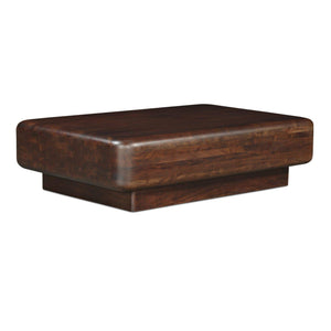 Modern European furniture - Brown Acacia Coffee Table - www.oroa.com