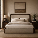 Acacia Wood Framed Bed | Novi Living Bower