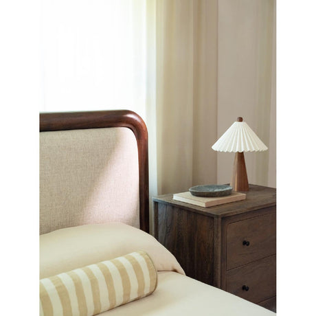 Acacia Wood Framed Bed | Novi Living Bower