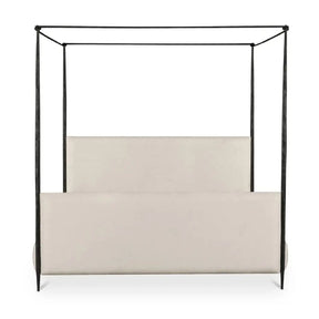 Beige Canopy Style Bed - Novi Living Viola - view 1