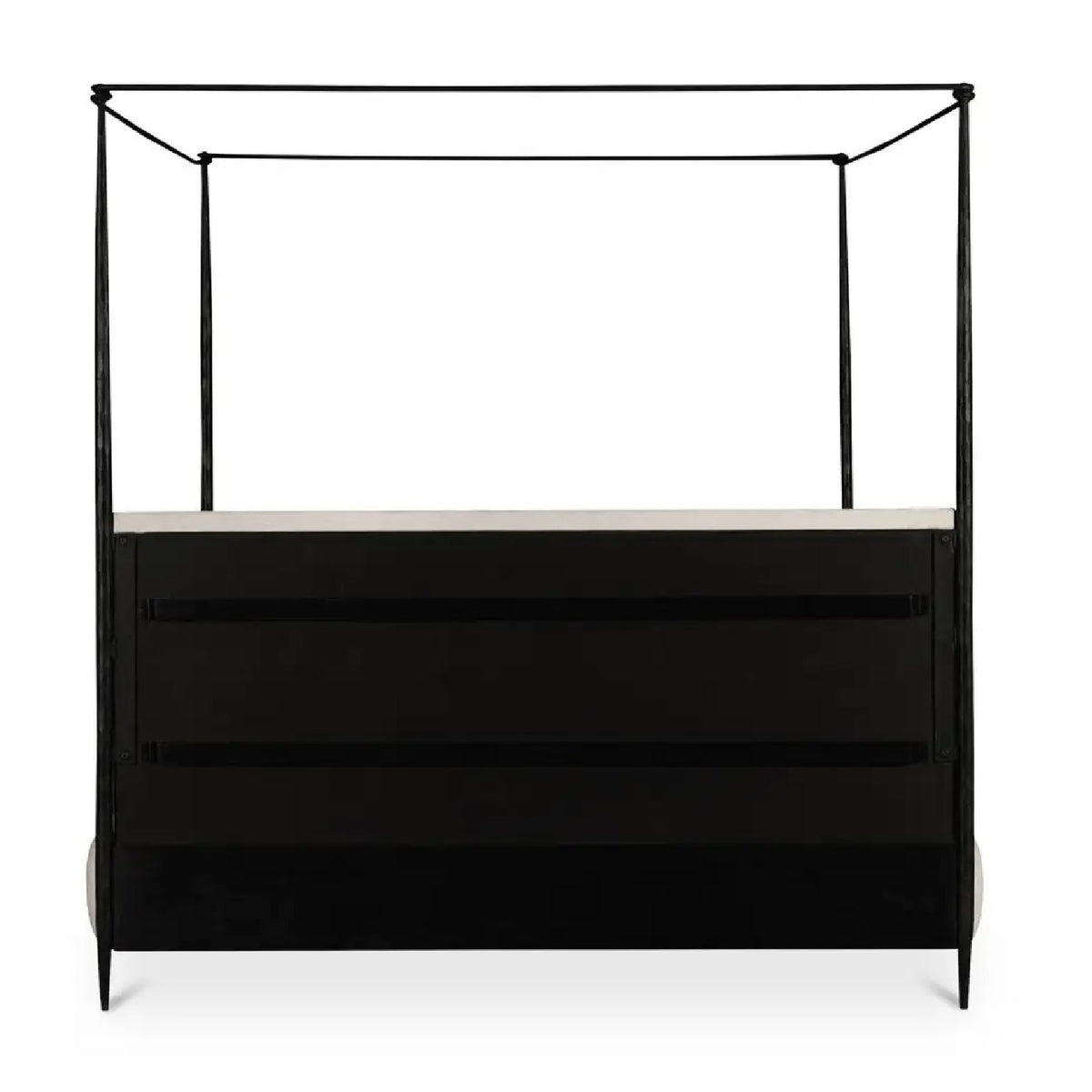 Beige Canopy Style Bed | Novi Living Viola