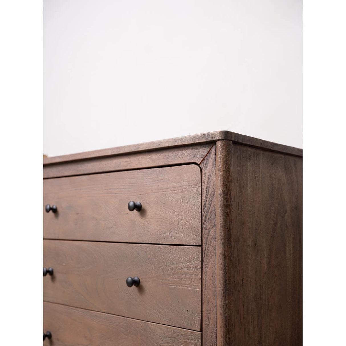 Modern or European furniture - Brown Acacia 6-Drawer Dresser - www.oroa.com