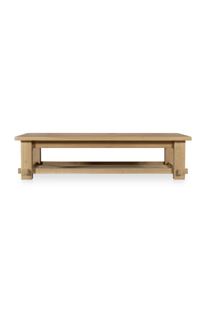 Natural Solid Oak Coffee Table | Novi Living Morey | Oroa.com