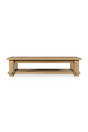 Modern European furniture - Natural Solid Oak Coffee Table - www.oroa.com
